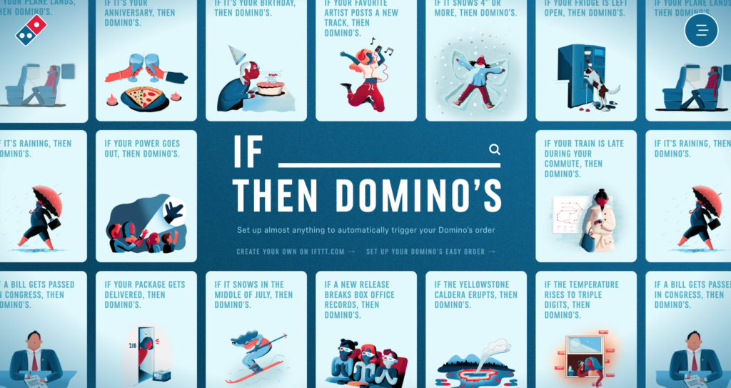 dominos - next-level web design